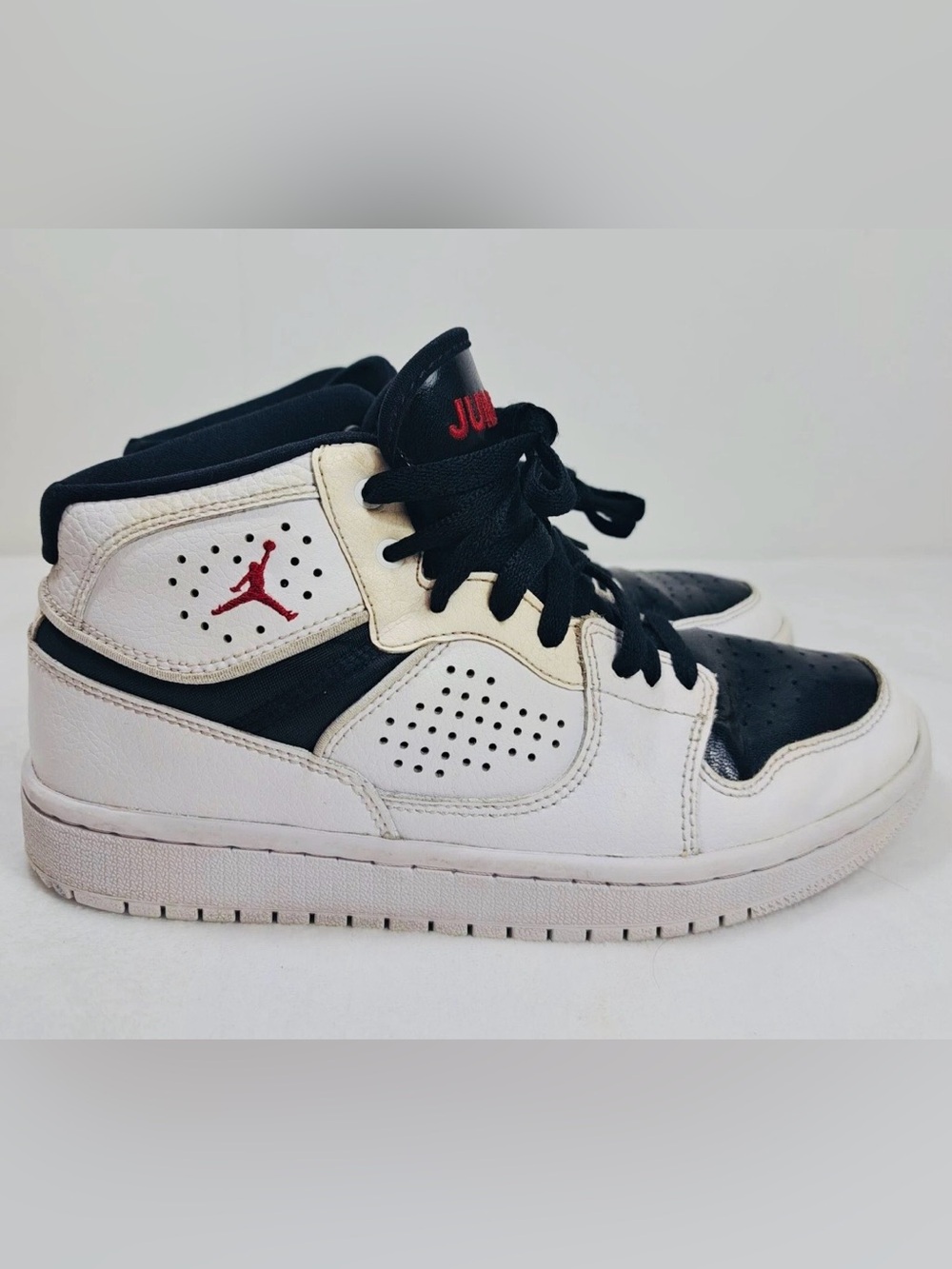 Nike Air Jordan Access White Black Sneakers Shoes AV7941-101-Youth 6Y Womens 7.5